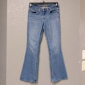 American Eagle stretch skinny flare jeans size 0P